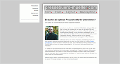 Desktop Screenshot of pressebuero-mueller.com