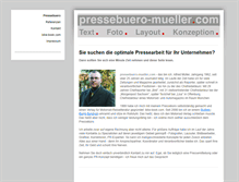 Tablet Screenshot of pressebuero-mueller.com